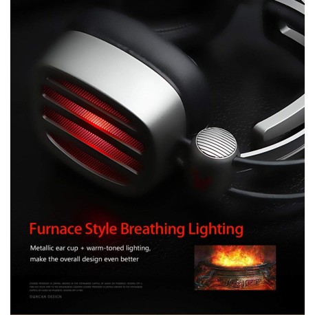 helmet XIBERIA S21 playing helmet with Microphone 7.1 sound stereo LED light