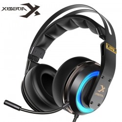 XIBERIA T19 3D Surround USB Headset Headset with Microphone active anti-noise