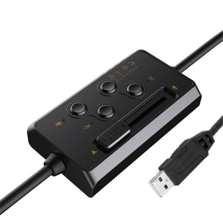 XIBERIA T19 3D Surround USB Headset Headset with Microphone active anti-noise