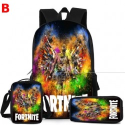 Lot Cartable enfant Fortnite &eacute;tanche et phosphorescent - Set 3 ou 5 pi&egrave;ces