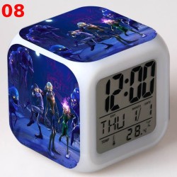 Bright LED Digital Fortnite Alarm Clock for Desk, Kids Nightstand