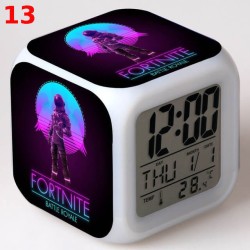 Bright LED Digital Fortnite Alarm Clock for Desk, Kids Nightstand