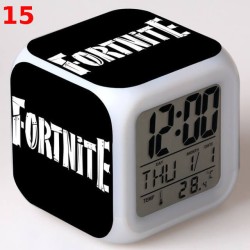 Bright LED Digital Fortnite Alarm Clock for Desk, Kids Nightstand