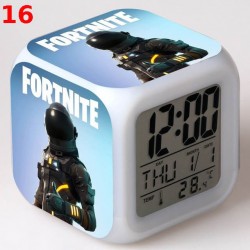 R&eacute;veil Fortnite num&eacute;rique LED lumineuse pour bureau, table de nuit enfant