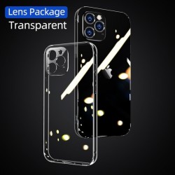 transparent case for iphone 12 Pro Max 12 mini TPU shockproof and lens protection