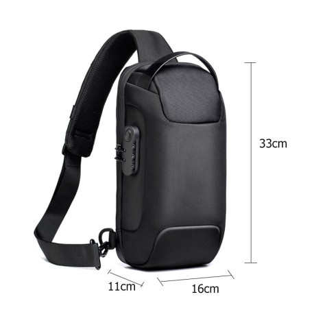 multifunction shoulder strap bag for men type shoulder
