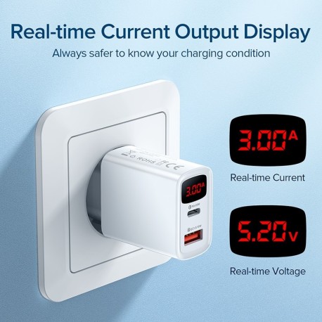 20W USB charger and Type C - Portable phone charge from 5v to 12v
