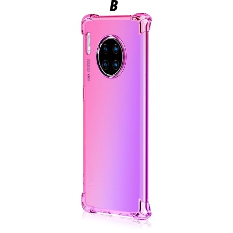 Soft tpu silicone phone case, rainbow gradient for huawei Mate 30 30pro Lite NOVA 5 5i