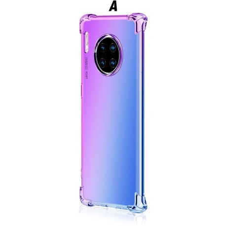 Soft tpu silicone phone case, rainbow gradient for huawei Mate 30 30pro Lite NOVA 5 5i