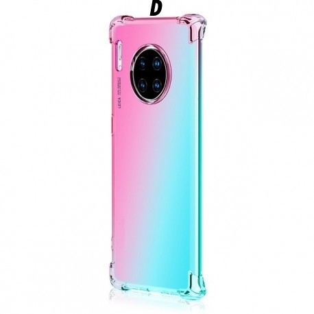 Soft tpu silicone phone case, rainbow gradient for huawei Mate 30 30pro Lite NOVA 5 5i