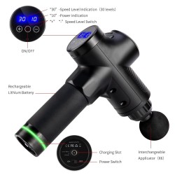 High frequency massage gun, with portable fitness bag