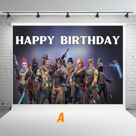 Birthday Fortnite wall decoration