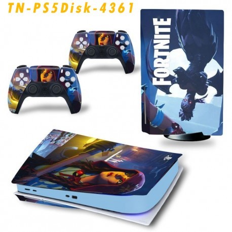Fortnite sticker vinyl film for Console PS5 + 2 controllers