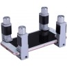 Rubber clamp for LCD screen and touch tablet