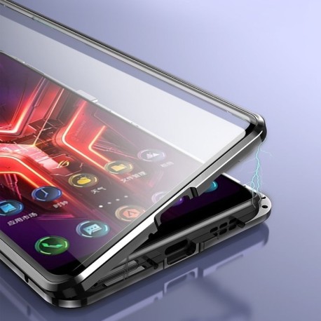 Coque 360 integrale métalliquee pour téléphone ASUS ROG 3, ZS661KS