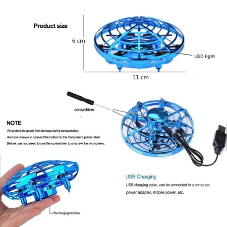 Fly Spinner drone flying autopilot without controller