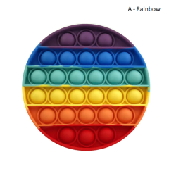Pop Fidget - Anti-Stress Toy for Adults and Kids, Stress Reliever, Rainbow, Free ShippingBR07273