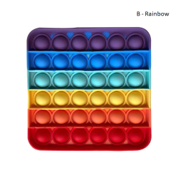 Pop Fidget - Anti-Stress Toy for Adults and Kids, Stress Reliever, Rainbow, Free ShippingBR07273