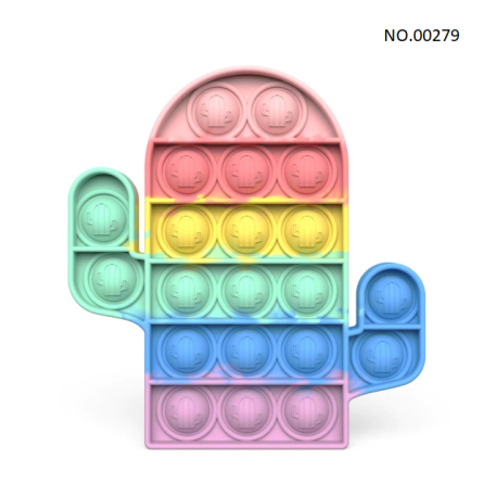 Pop Fidget - Anti-Stress Toy for Adults and Kids, Stress Reliever, Rainbow, Free ShippingBR07273