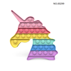 Pop Fidget - Anti-Stress Toy for Adults and Kids, Stress Reliever, Rainbow, Free ShippingBR07273