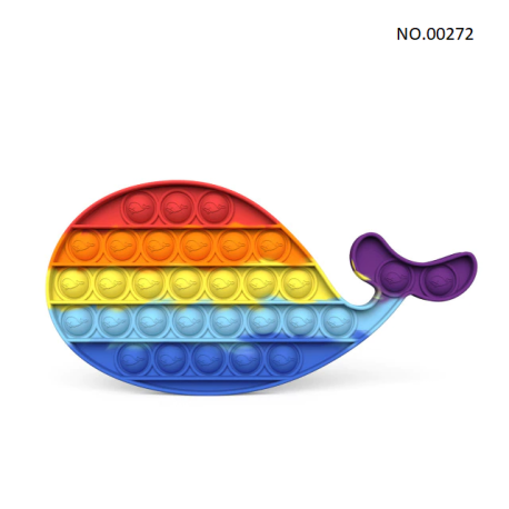 Pop Fidget - Anti-Stress Toy for Adults and Kids, Stress Reliever, Rainbow, Free ShippingBR07273