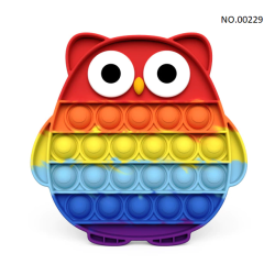 Pop Fidget - Anti-Stress Toy for Adults and Kids, Stress Reliever, Rainbow, Free ShippingBR07273