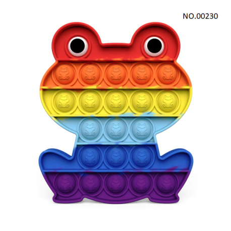 Pop Fidget - Anti-Stress Toy for Adults and Kids, Stress Reliever, Rainbow, Free ShippingBR07273