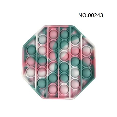 pop it fidget toy adults and children, anti-Stress, rainbow,