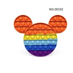 Pop Fidget - Anti-Stress Toy for Adults and Kids, Stress Reliever, Rainbow, Free ShippingBR07273
