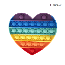 Pop Fidget - Anti-Stress Toy for Adults and Kids, Stress Reliever, Rainbow, Free ShippingBR07273