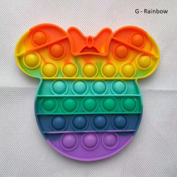 Pop Fidget - Anti-Stress Toy for Adults and Kids, Stress Reliever, Rainbow, Free ShippingBR07273