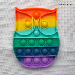 Pop Fidget - Anti-Stress Toy for Adults and Kids, Stress Reliever, Rainbow, Free ShippingBR07273