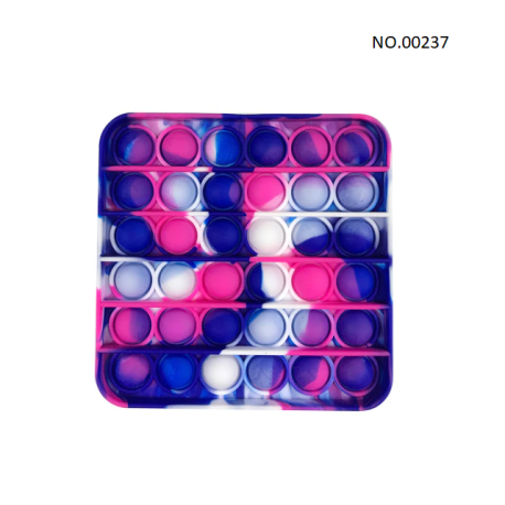 pop it fidget toy adults and children, anti-Stress, rainbow,