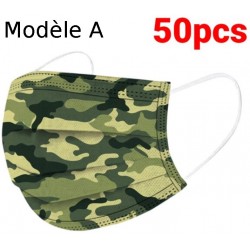 Children's Surgical Masks Camouflage Style, Disposable 3 Layers at Discount Price