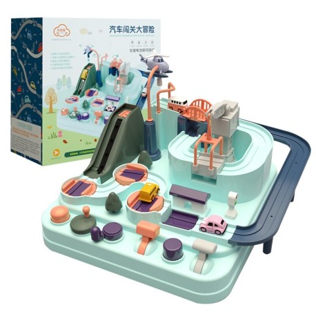 Educational car circuit for baby, boy and girl