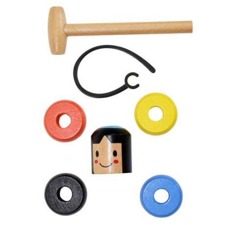 Unbreakable wooden toy, magic games