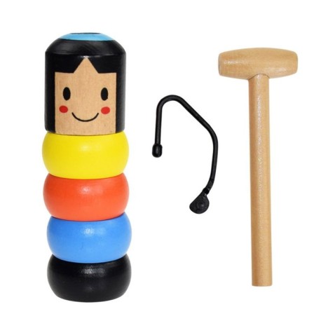 Unbreakable wooden toy, magic games