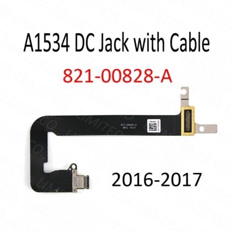 Charging connector for MacBook Retina 12 "A1534, i / o USB C 2015, 2016, 2017