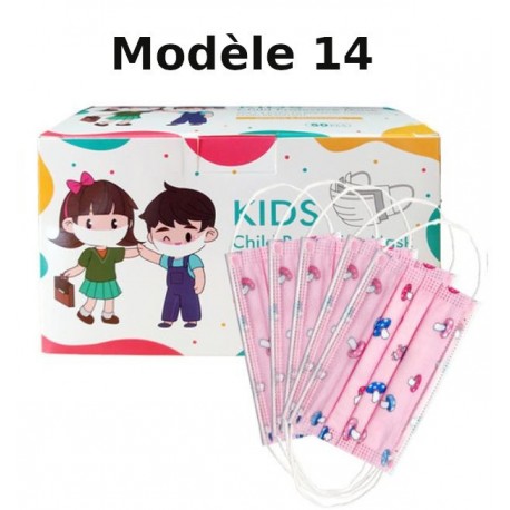 Children's surgical masks - Pack of 50 non-woven disposable masks