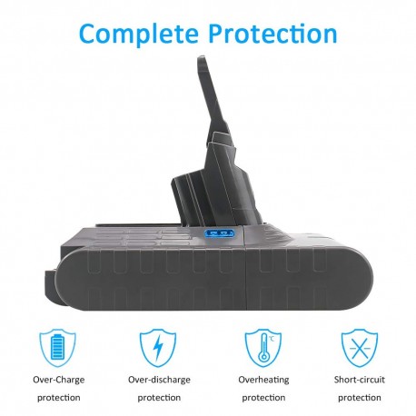 Batterie Dyson V8 4500 Mah pour aspirateur Dyson
