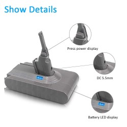 BatteryDyson V8 4500 Mah pour aspirateur Dyson