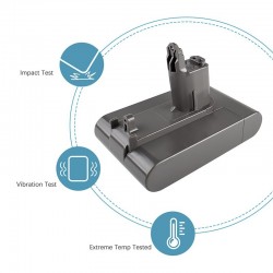 4000mAh battery, Dyson DC35 Type B, DC44 Type B, DC31 Type B handheld vacuum cleaner