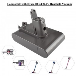 Batterie  4000mAh , aspirateur &agrave; main Dyson  DC35 Type B, DC44 Type B, DC31 Type B