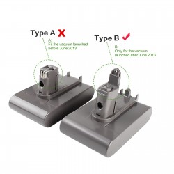 Batterie  4000mAh , aspirateur &agrave; main Dyson  DC35 Type B, DC44 Type B, DC31 Type B