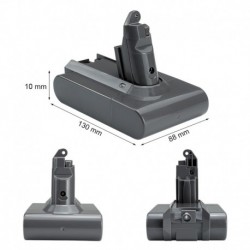 Batterie Dyson V6, 21.6V, 3500 Mah pour aspirateur Dyson