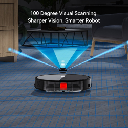 4000Pa Wet and Dry Vacuum Cleaner Robot Visual Navigation Sweeper Smart Home Appliance Floor and Carpet Mop Washing