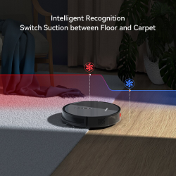 4000Pa Wet and Dry Vacuum Cleaner Robot Visual Navigation Sweeper Smart Home Appliance Floor and Carpet Mop Washing