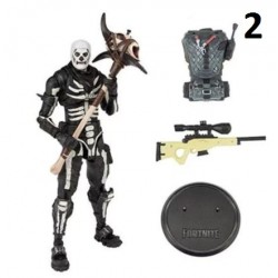 Ensemble de figurines Fortnite de 20cm, mod&egrave;le Raptor Black Knight, figurines d&39action, mod&egrave;les de jeu, jouets d&39anniversair