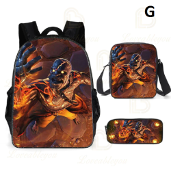 3 Pieces Fortnite Kids Backpack For School Kids Boys Girls Gifts