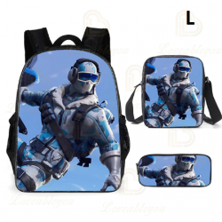 Sac &agrave; dos Fortnite pour enfants, 3 pi&egrave;ces, pour &eacute;coliers, gar&ccedil;ons et filles, cadeaux